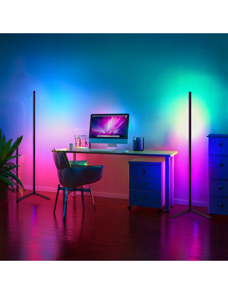 
Kampinis toršeras su nuotolinio valdymo pultu, 256 spalvų, RGB LED, 150 cm
