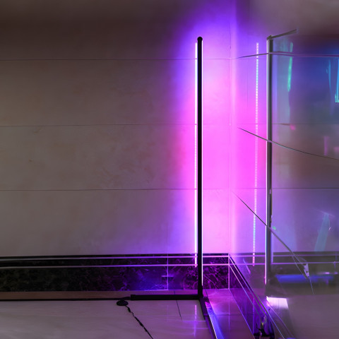 
Kampinis toršeras su nuotolinio valdymo pultu, 256 spalvų, RGB LED, 150 cm
