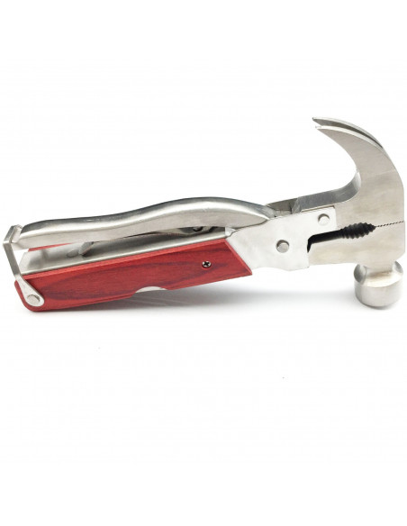 
Išgyvenimo daugiafunkcis įrankis, turistinis plaktukas, peilis, replės
