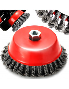 
Vielinis šepetys atsuktuvui/ grąžtui, 130 mm skersmens
