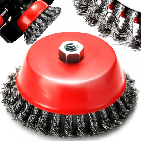 
Vielinis šepetys atsuktuvui/ grąžtui, 130 mm skersmens
