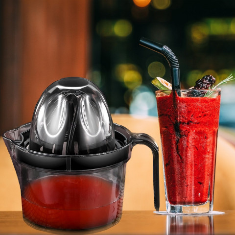 
Rankinė citrusinių vaisių sulčiaspaudė citrinoms ir apelsinams, 500 ml - juoda
