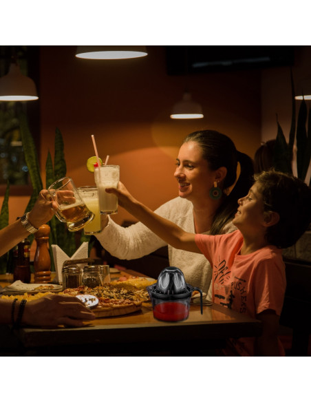 
Rankinė citrusinių vaisių sulčiaspaudė citrinoms ir apelsinams, 500 ml - juoda
