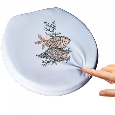 
Tualeto dangčio užvalkalas, universalus, minkštas
