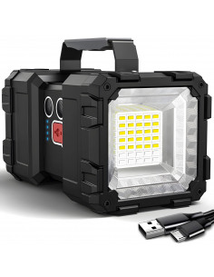 
Įkraunamas taktinis prožektorius 46 LED 1000 lm
