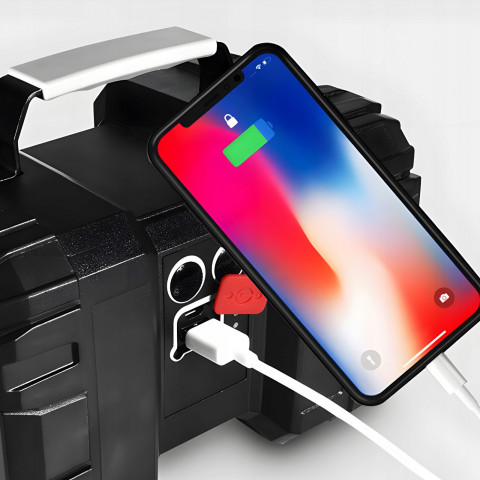 
Įkraunamas taktinis prožektorius 46 LED 1000 lm
