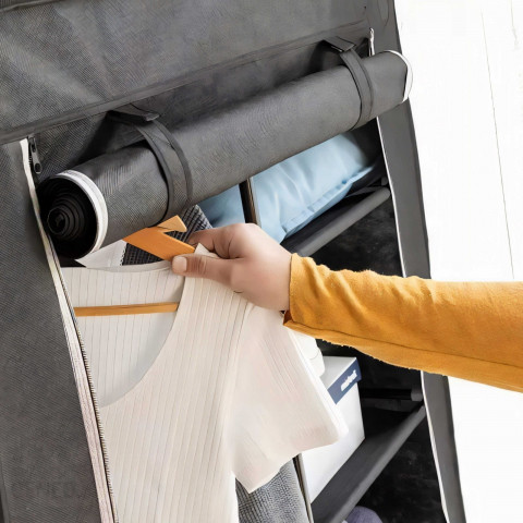 
Audinio spinta, tekstilinė spintos lentyna 87 x 43 x 166 cm
