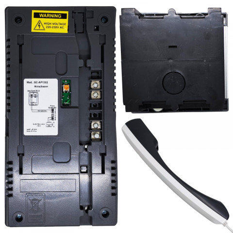 
Vienos šeimos laisvų rankų įranga su durų imtuvu
