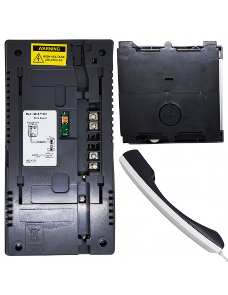 
Vienos šeimos laisvų rankų įranga su durų imtuvu
