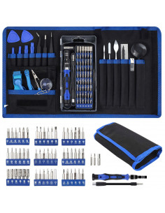 
Tikslių atsuktuvų su antgaliais rinkinys dėžutėje - 73 vnt.
