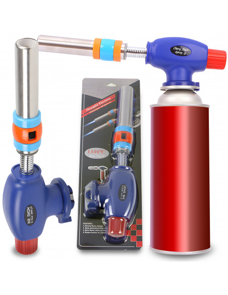 
Dujinis degiklis, karšto oro pistoletas, pjezoelektrinis uždegiklis, 1300C

