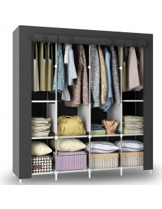 
Sulankstoma tekstilinė spinta persirengimo kambariams 165 x 45 x 170 cm
