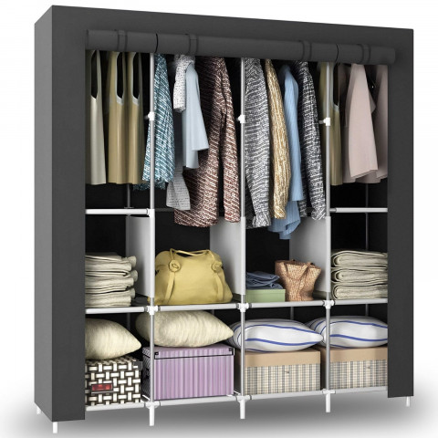 
Sulankstoma tekstilinė spinta persirengimo kambariams 165 x 45 x 170 cm
