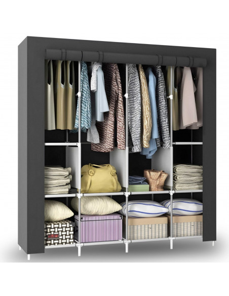 
Sulankstoma tekstilinė spinta persirengimo kambariams 165 x 45 x 170 cm
