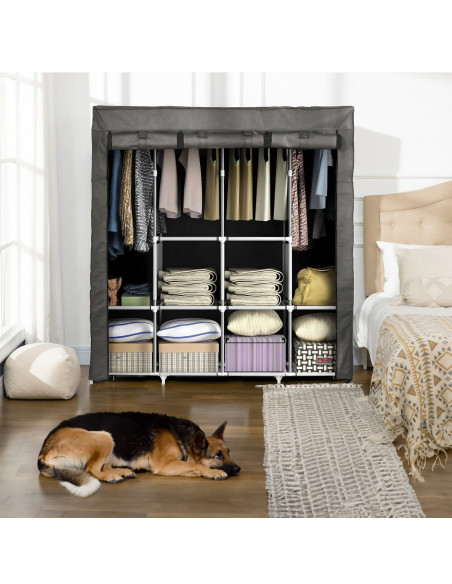 
Sulankstoma tekstilinė spinta persirengimo kambariams 165 x 45 x 170 cm
