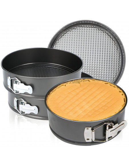 
Apvalių kepimo formų rinkinys 24/ 26/ 28 cm tortams - 3 vnt.
