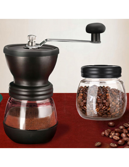 
Rankinis kavos malūnėlis druskai, pipirams ir prieskoniams
