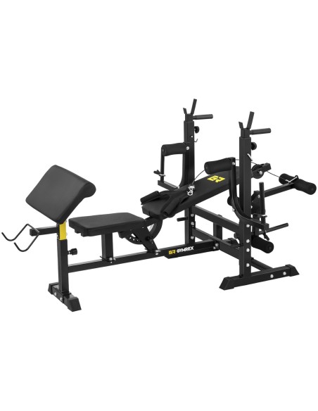 Daugiafunkcis mankštos suoliukas reguliuojamas pamokslininkas iki 110 kg