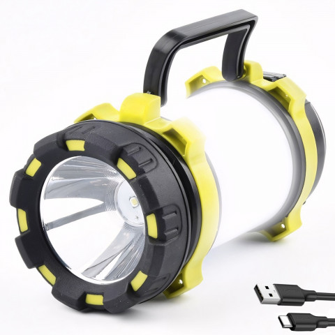 
Žibintuvėlis, įkraunamas dirbtuvių šviestuvas su rankena IP6 240 m
