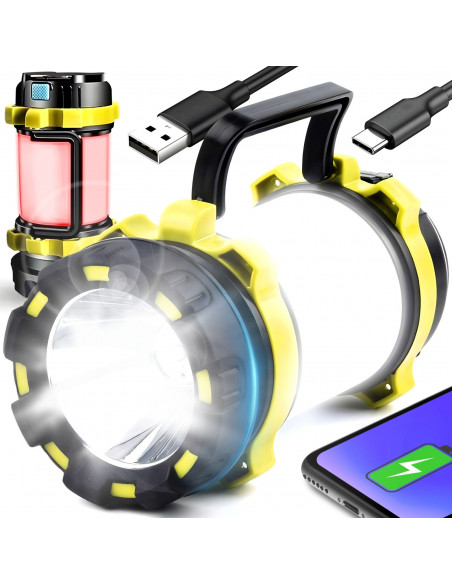 
Žibintuvėlis, įkraunamas dirbtuvių šviestuvas su rankena IP6 240 m
