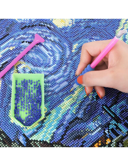 
Deimantinių dažų aksesuarų rinkinys lagamine
