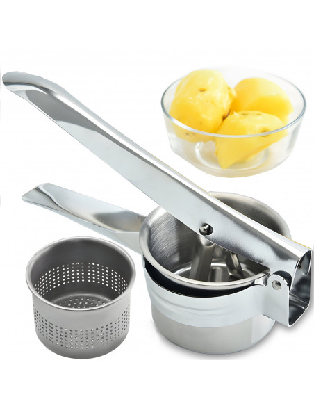 
Presas bulvėms, tyrei, daržovėms, pyragams, PLIENINIS
