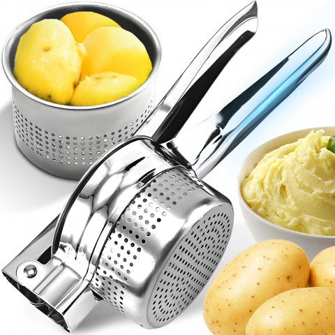 
Presas bulvėms, tyrei, daržovėms, pyragams, PLIENINIS
