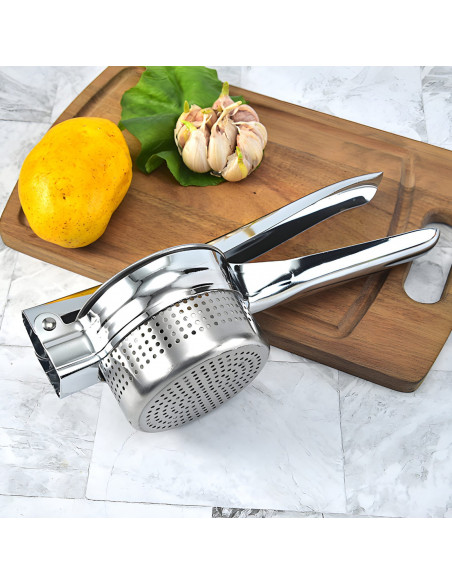 
Presas bulvėms, tyrei, daržovėms, pyragams, PLIENINIS
