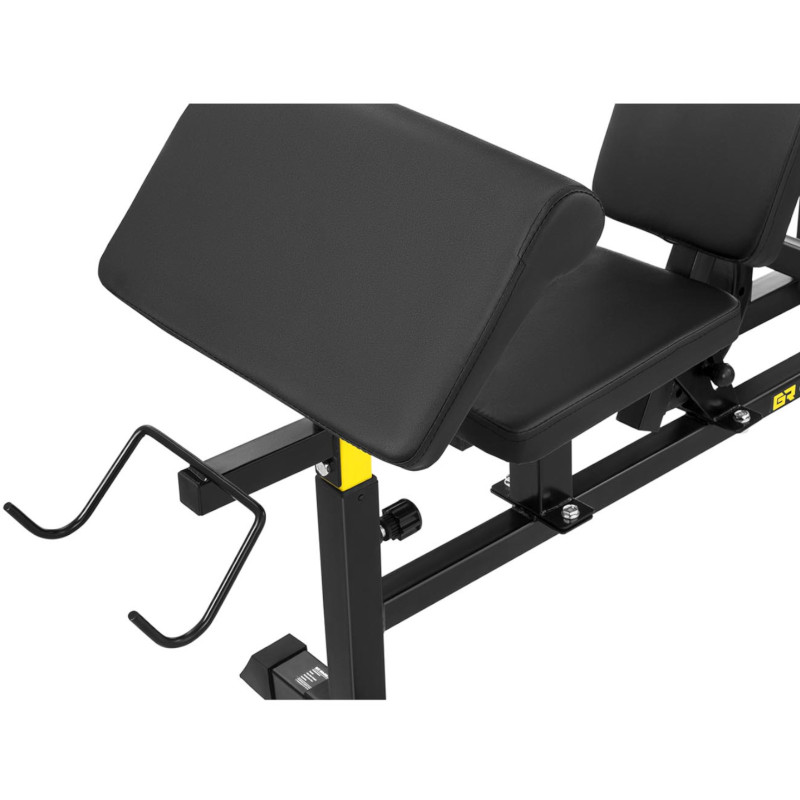 Daugiafunkcis mankštos suoliukas reguliuojamas pamokslininkas iki 110 kg