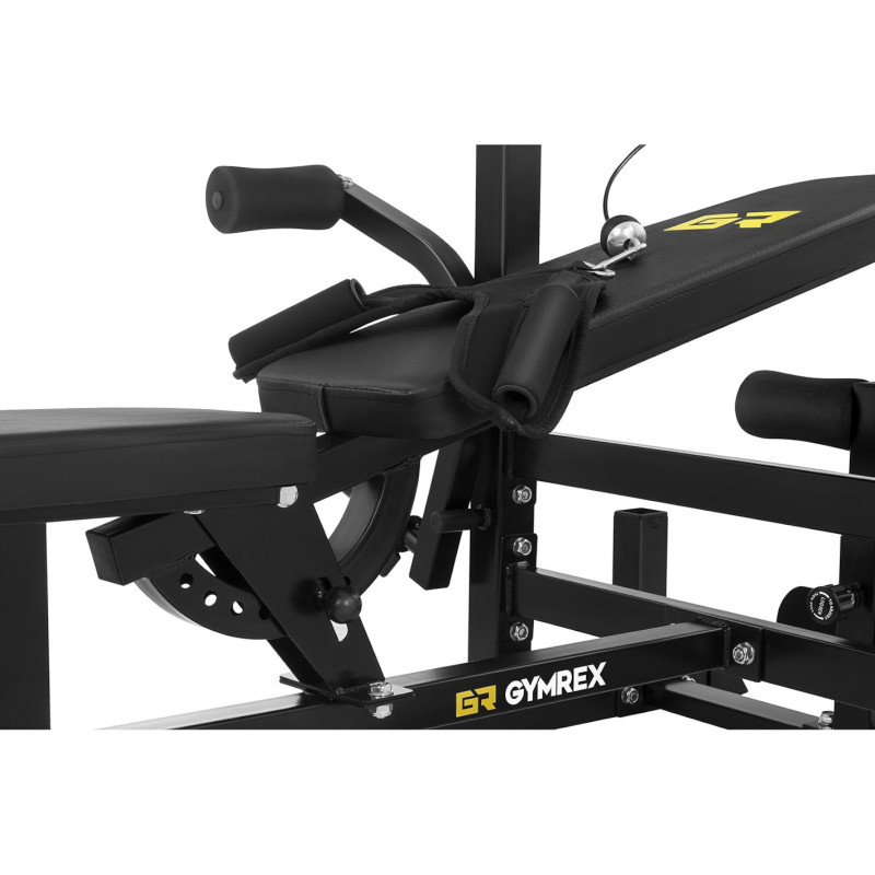 Daugiafunkcis mankštos suoliukas reguliuojamas pamokslininkas iki 110 kg