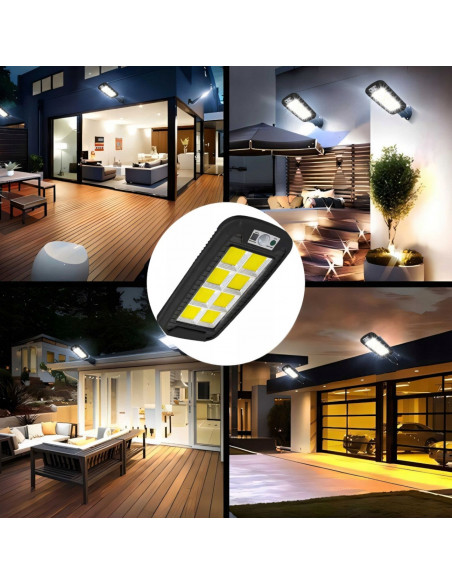 
Lauko saulės energija varomas sodo šviestuvas su prieblandos judesio jutikliu LED PILOT
