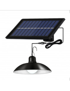 
Saulės energija varomas pakabinamas sodo šviestuvas, atsparus vandeniui, 3 režimai, LED nuotolinio valdymo pultas
