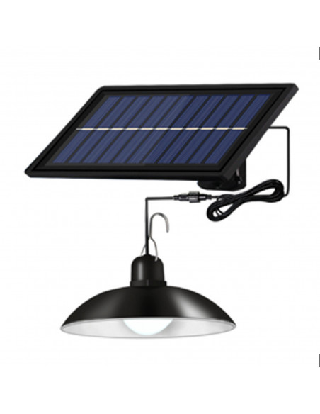 
Saulės energija varomas pakabinamas sodo šviestuvas, atsparus vandeniui, 3 režimai, LED nuotolinio valdymo pultas
