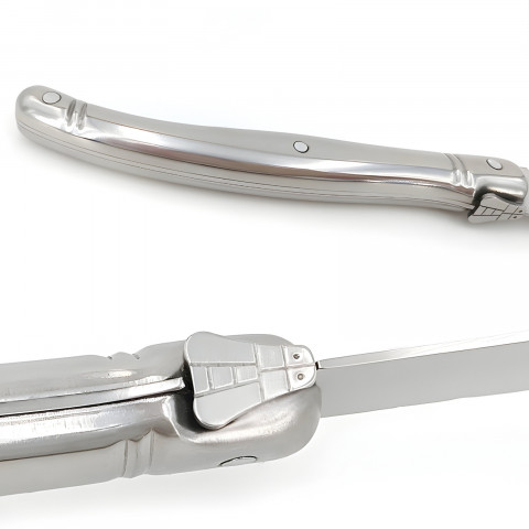 
Dantytų virtuvinių peilių rinkinys BBQ kepsniams bloke - 6 vnt.
