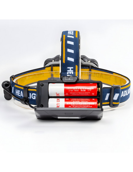 
Įkraunamas vandeniui atsparus priekinis žibintas su 8 LED režimais
