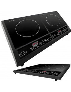 
Nešiojama indukcinė viryklė, 2 kaitinimo zonos, 4000 W
