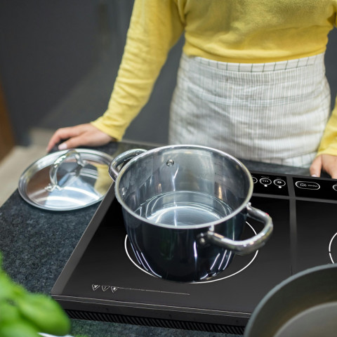 
Nešiojama indukcinė viryklė, 2 kaitinimo zonos, 4000 W
