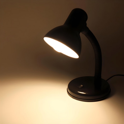 
Reguliuojama mokyklinė stalo lempa E27 220 V - juoda
