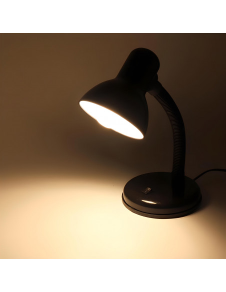 
Reguliuojama mokyklinė stalo lempa E27 220 V - juoda
