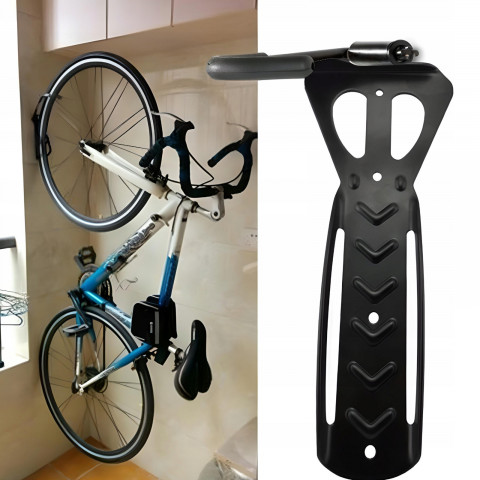 
Prie sienos tvirtinamas dviračių laikiklis 24–29 colių ratams iki 30 kg
