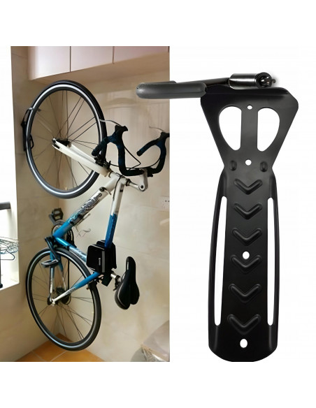 
Prie sienos tvirtinamas dviračių laikiklis 24–29 colių ratams iki 30 kg
