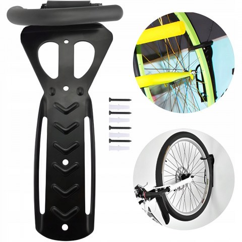 
Prie sienos tvirtinamas dviračių laikiklis 24–29 colių ratams iki 30 kg
