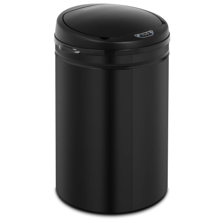 Automatinė bekontaktė šiukšliadėžė su konteineriu ir judesio jutikliu, diapazonas 30 cm 30 l JUODAS Automatinė bekontaktė šiukšliadėžė su konteineriu ir judesio jutikliu, diapazonas 30 cm 30 l JUODAS