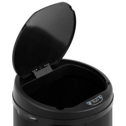 Automatinė bekontaktė šiukšliadėžė su konteineriu ir judesio jutikliu, diapazonas 30 cm 30 l JUODAS