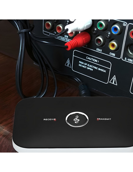 
„Bluetooth“ siųstuvas-imtuvas / siųstuvas garso perdavimui, 3,5 mm RCA lizdas
