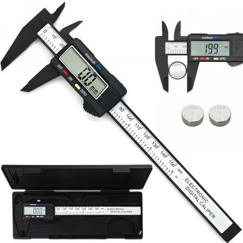 
Elektroninis slankmatis LCD korpuse 0–150 mm
