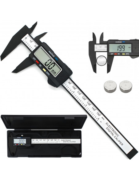 
Elektroninis slankmatis LCD korpuse 0–150 mm
