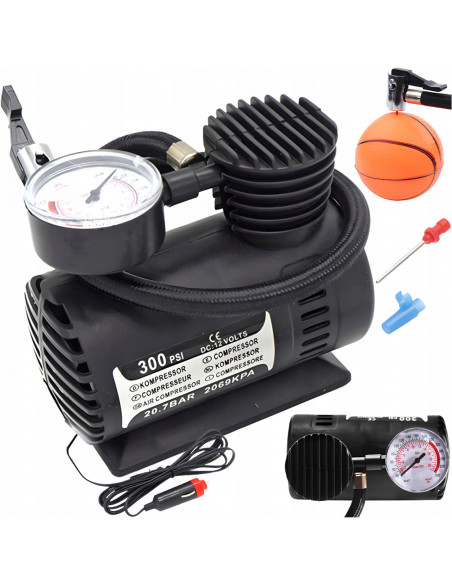 
Kompresorius automobiliniam oro pompai, 3 purkštukai, 20,7 BAR, 12 V
