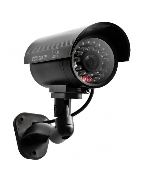 
Netikra stebėjimo kamera su mirksinčiu saulės energija varomu LED
