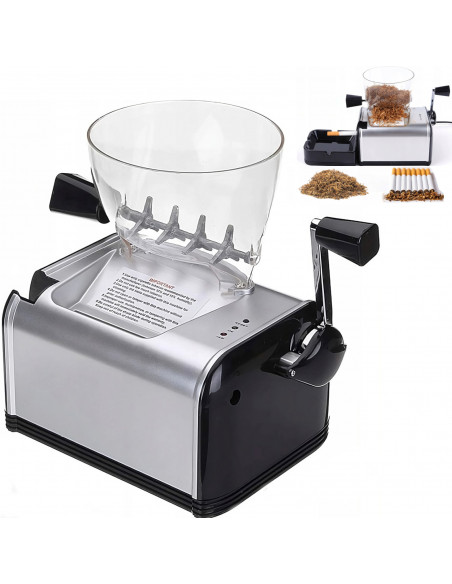 
Elektrinis cigarečių aparatas, stūmoklinis tabako pripildymo aparatas, 230 V
